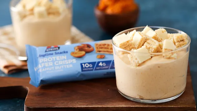 Low Carb Peanut Butter Crunch Pumpkin Spice Yogurt