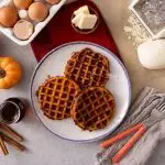 Keto Pumpkin Spice Chaffle