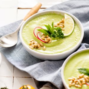 Summer Cucumber Gazpacho Recipe | @Atkins