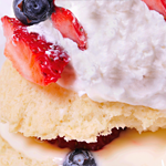 Coconut Shortcakes with Berries and Cream Recipe | @Atkins