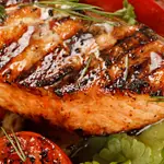 Keto Salmon en Papillote with Tomato-Basil Relish