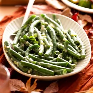 Savory Green Beans and Scallions