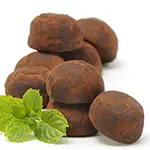 Peppermint-Chocolate Truffles