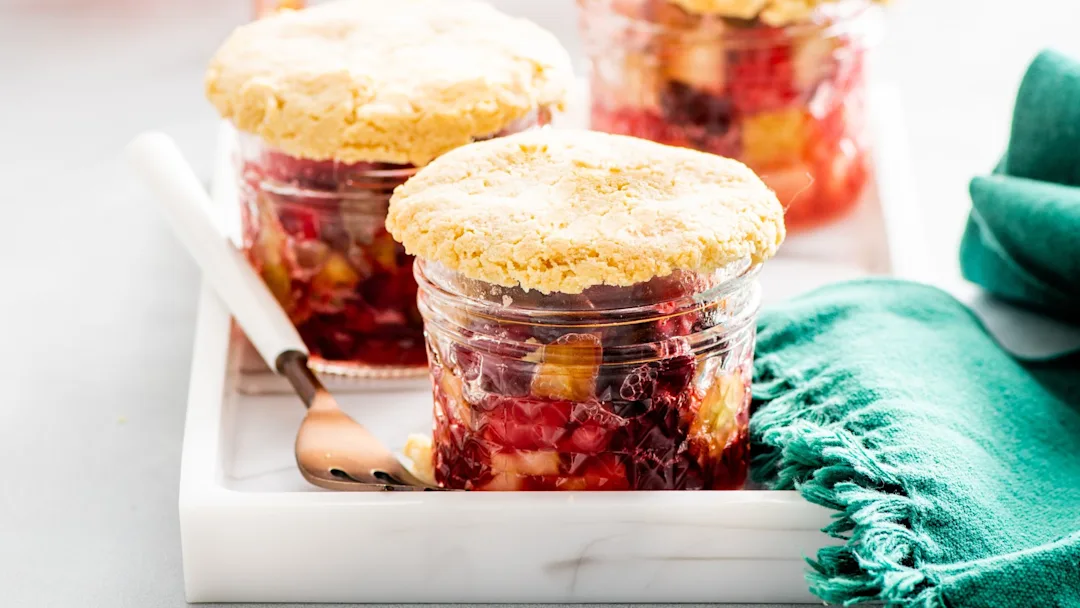 mini-mason-jar-pear-raspberry-and-cranberry-pies