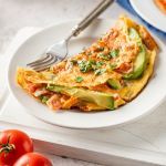 Bacon, Avocado and Jack Cheese Omelets with Fresh Salsa Recipe | @Atkins