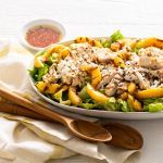 Keto Gingery Grilled Chicken and Peaches Recipe | @Atkins
