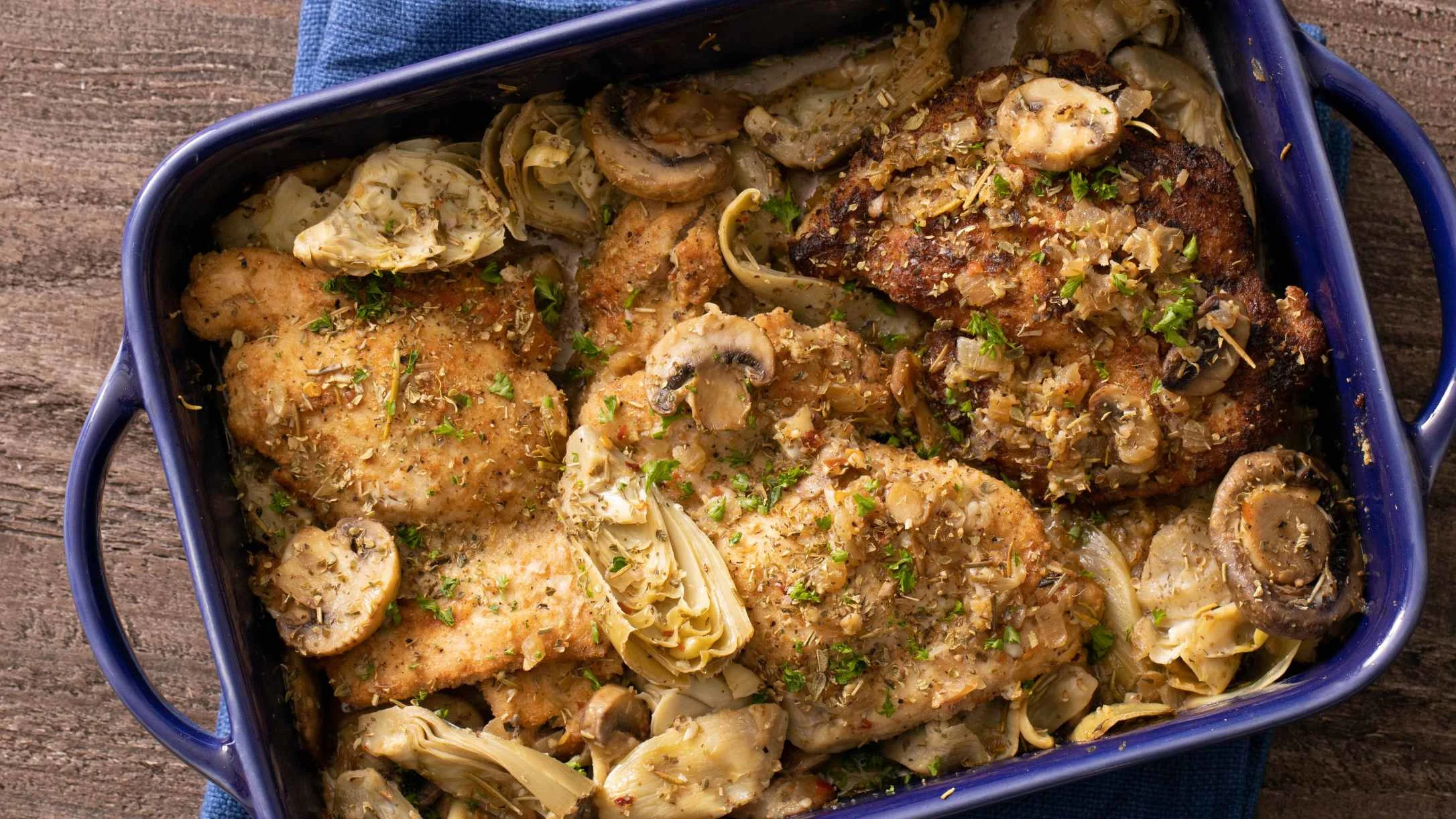 baked-chicken-with-artichokes