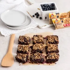 Low Carb Blueberry Dessert Bars