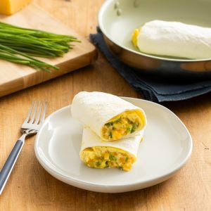 Keto Cheesy Omelet Roll Recipe | @Atkins