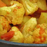 Cauliflower with Indian Spices 