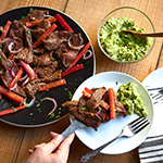 Fajita Steak and Fresh Guacamole Recipe | @Atkins