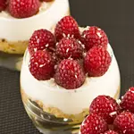 Raspberry Cheesecake in a Cup 