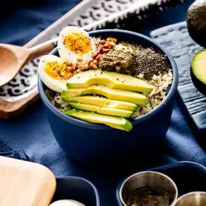Low Carb Mediterranean Healthy Harvest Bowl