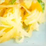 Spaghetti Squash with Romesco Sauce 