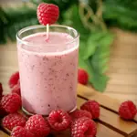 Vegan Almond-Raspberry Smoothie 