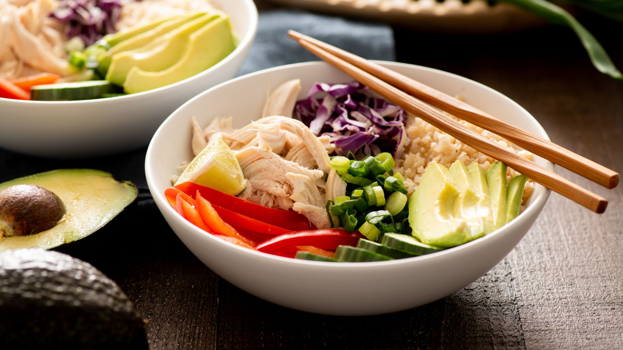 Low Carb Spring Roll Bowl Recipe | @Atkins