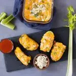 Keto Buffalo Chicken Stuffed Veggies