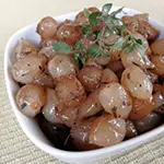 Balsamic and Thyme Pearl Onions