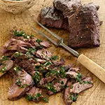 Keto Skirt Steak with Chimichurri Sauce