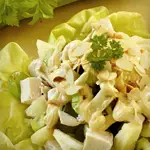 Jicama, Celery and Smoked Turkey Salad 