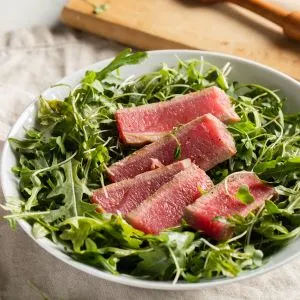 Keto Spicy Tuna Steak Salad