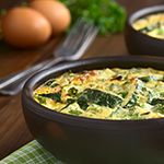 Eggs Scrambled with Zucchini, Cheddar and Sour Cream Recipe | @Atkins