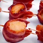 Scallops Wrapped in Bacon 