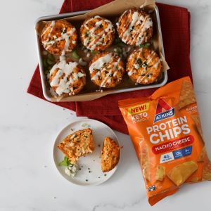 Low Carb Buffalo Chicken Dip Bites Recipe | @Atkins
