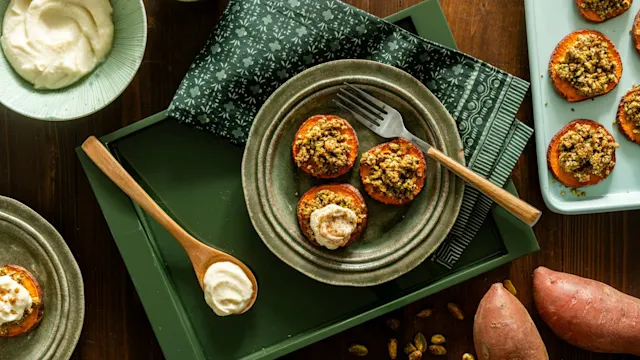 Sweet Potato Streusel Slices