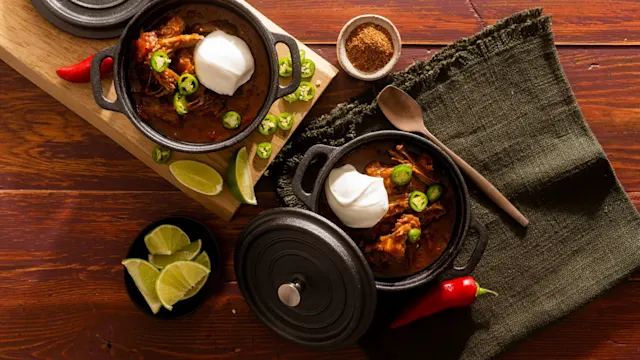Slow Cooker Pumpkin Short Rib Chili
