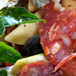 Sausage and Peppers over Penne Recipe | @Atkins