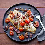 Keto Red Snapper with Tomatoes and Olives