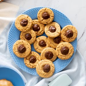 Keto Peanut Butter Chocolate Thumbprints Recipe | @Atkins