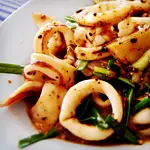 Keto Squid with Basil and Lime 