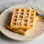 Coconut Vanilla Protein Shake Waffles Recipe | @Atkins