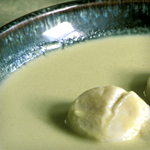 Scallop Soup with Cilantro Cream Recipe | @Atkins