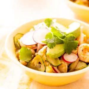 Low Carb Aguachile Inspired Shrimp
