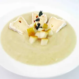 Celery, Pear and Camembert Bisque