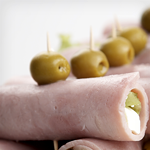Ham, Cream Cheese and Dill Pickle Roll-Ups Recipe | @Atkins