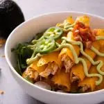 Keto Shredded Salsa Chicken Taquitos