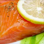 Baked Salmon with Bok Choy and Mixed Greens