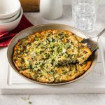 Keto Crustless Spinach Quiche Recipe | @Atkins