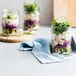 Moroccan Chicken Mason Jar Salad