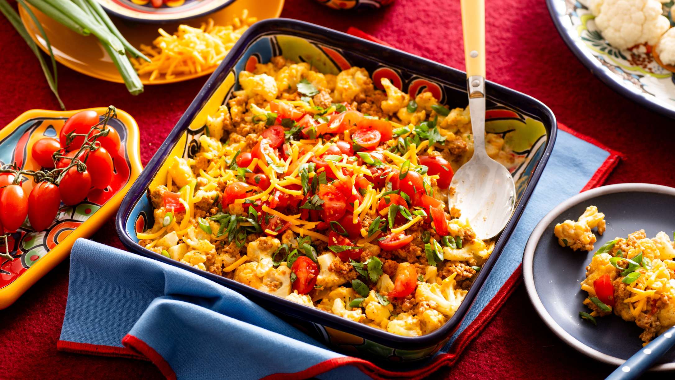 Taco Cauliflower Mac and Cheese Recipe | @Atkins
