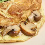 Wild Mushroom and Gruyère Omelets