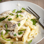 Penne with Porcini Cream Sauce Recipe | @Atkins