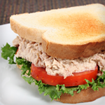 Tuna Salad Sandwiches with Olive Spread, Tomatoes, and Pine Nuts  Recipe | @Atkins