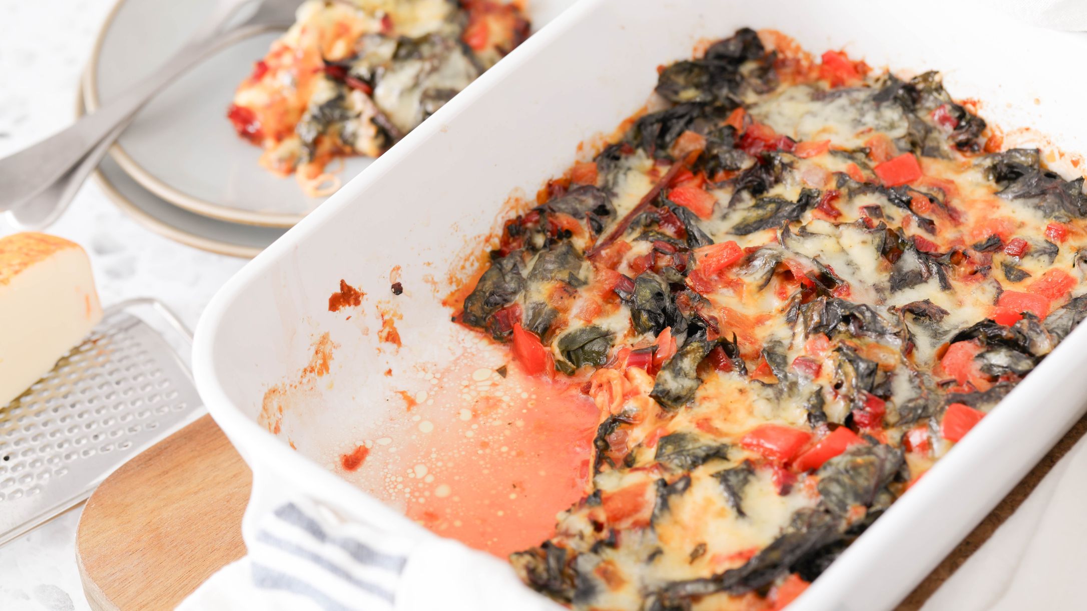 Chard and Cheese Casserole Recipe | @Atkins