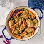 Air-Fryer One Pot Chicken and Vegetables