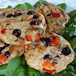 Keto Blueberry-Turkey Burgers